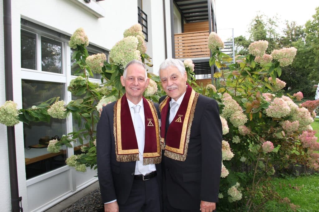 Beat Mühlethaler (links) wird Karl Eiermann als Hauptpatriarch folgen. Fotos: Uwe Guntern