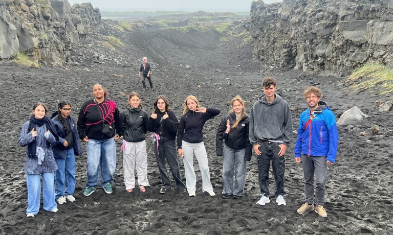 Bei der Kontinentalplattengrenze in Reykjanes.